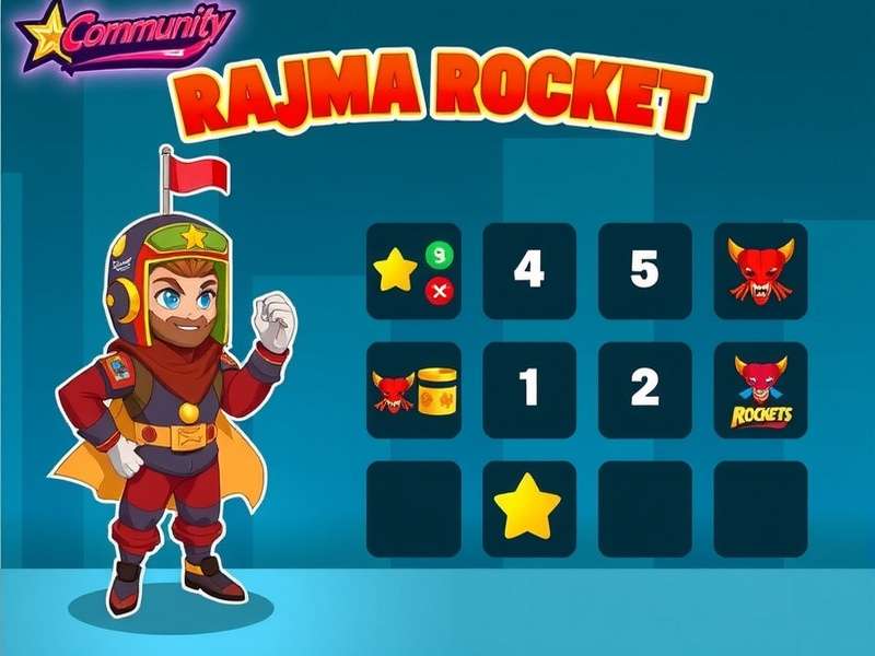 Rajma Rockets Character Selection Screen
